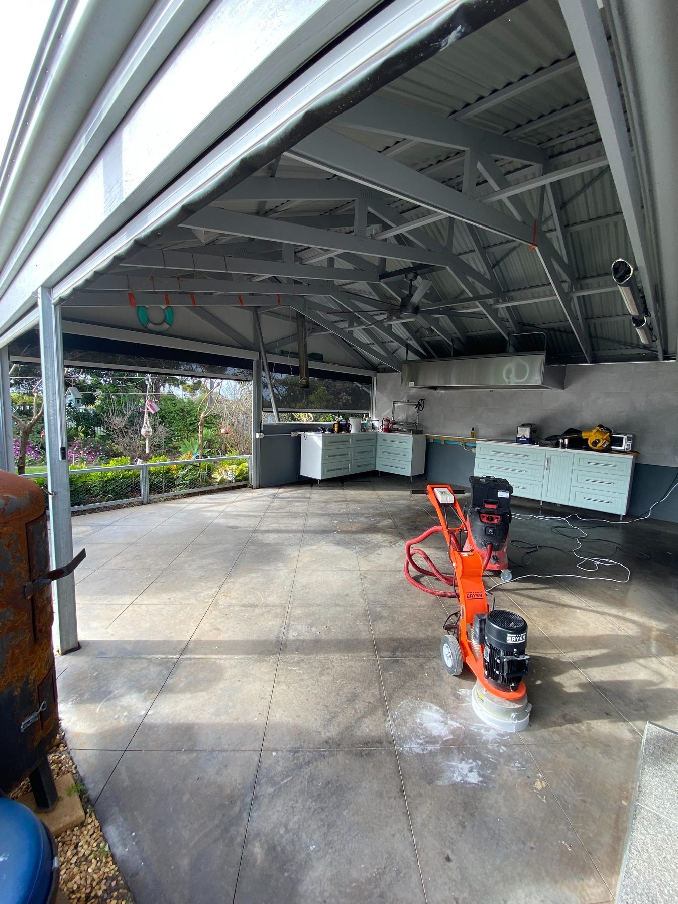 Before — Outdoor concrete transformation