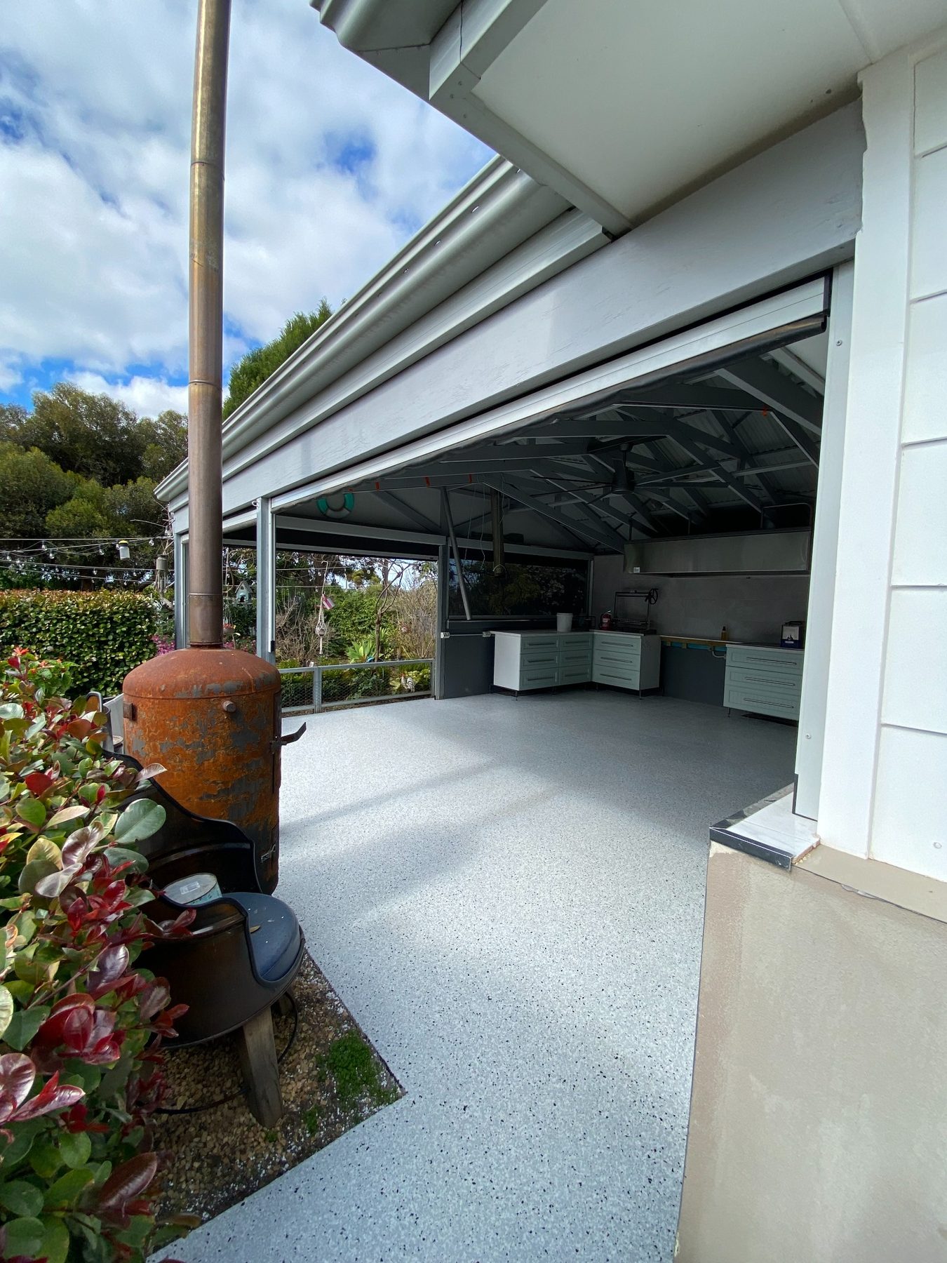 After — Outdoor concrete transformation